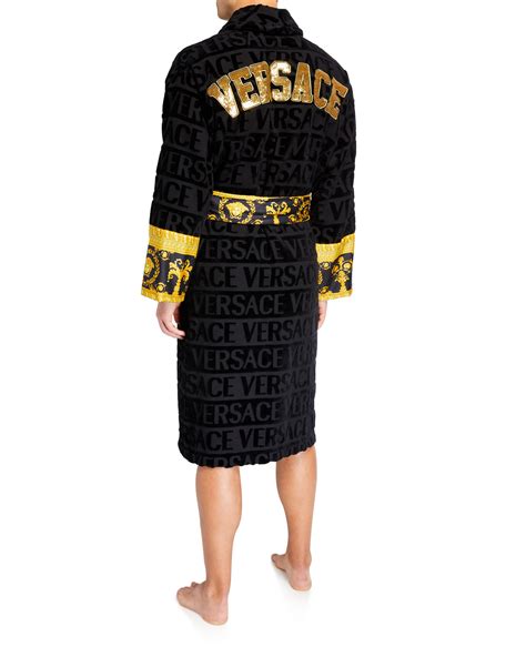 men versace robe cheap|men's luxury robes versace.